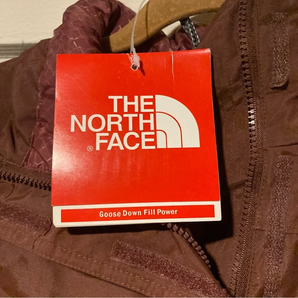The North Face Womens 550 Goose Down Hooded Jacket - Greenland - Small - Picture 5 of 8